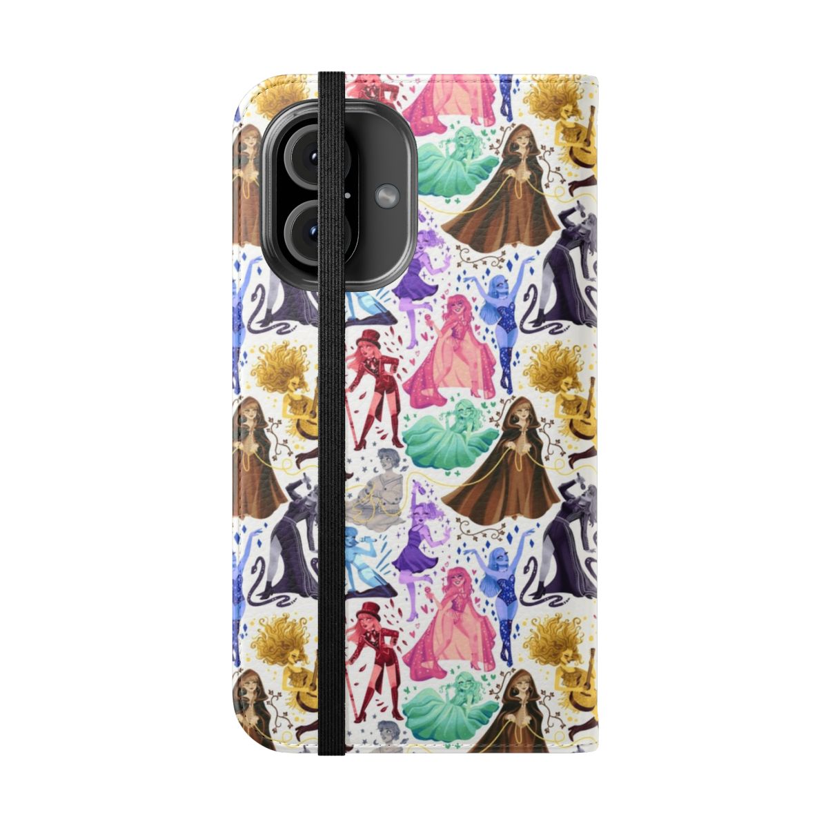 Colorful flip cover phone case for Eras fans - Folded Front