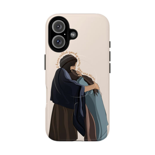 Magnetic tough phone case featuring imagery and themes from "The Chosen" Christian series