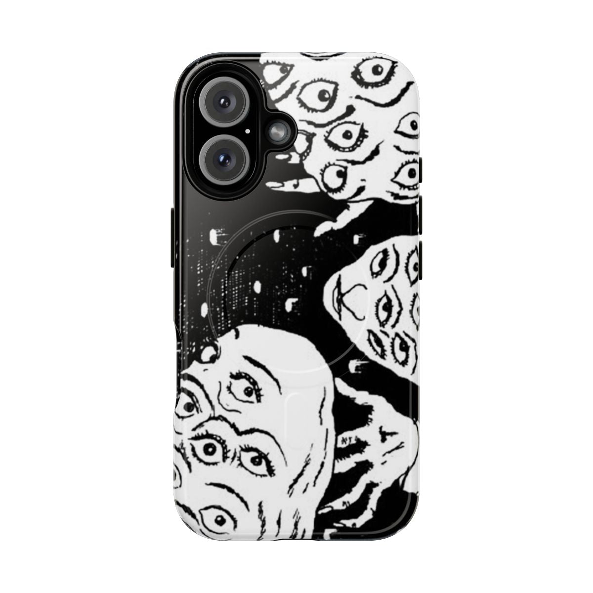 Stylish and durable magnetic phone case featuring anime, vaporwave, and retro Japanese aesthetic designs