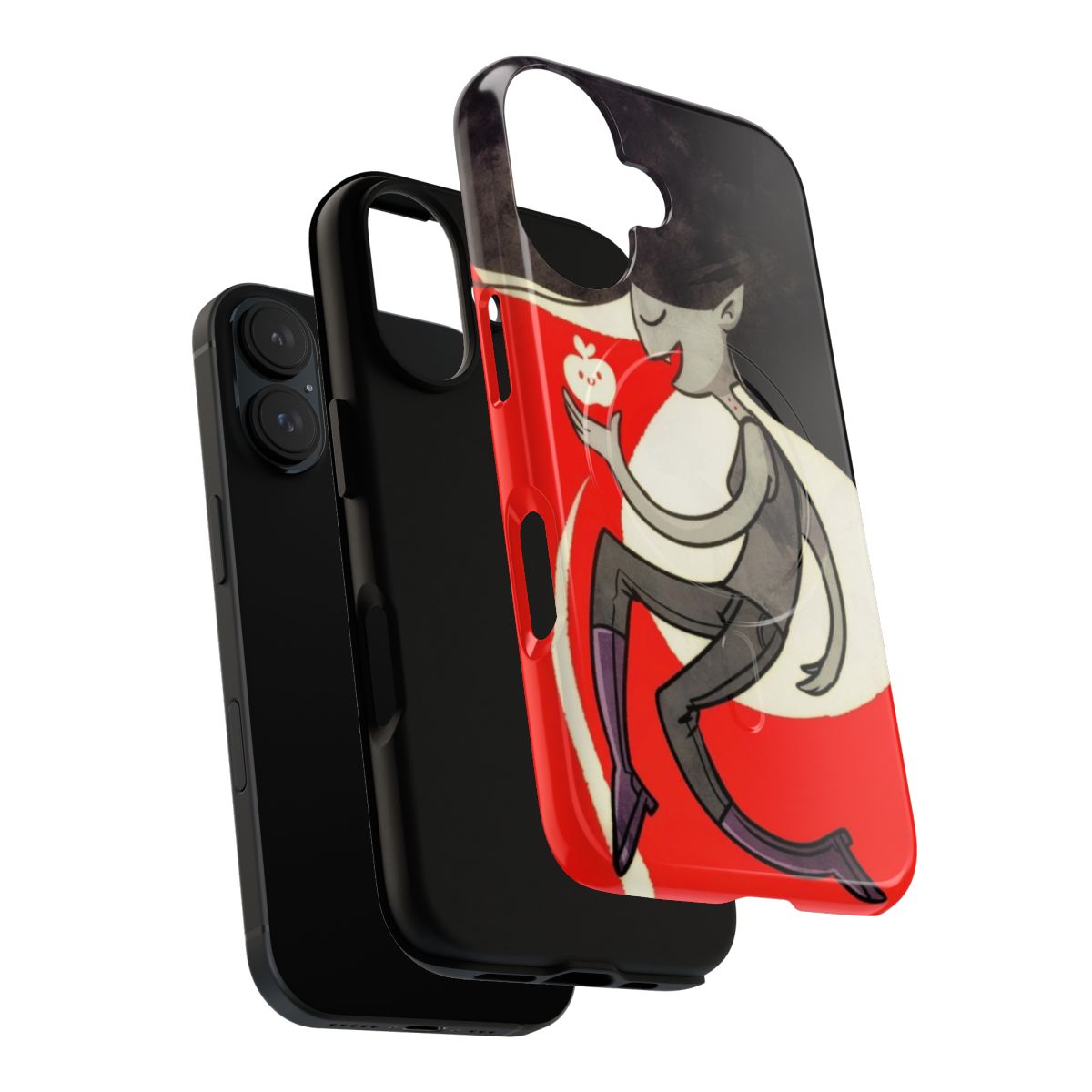 Marceline-inspired phone case with magnetic closure and durable design - Layers