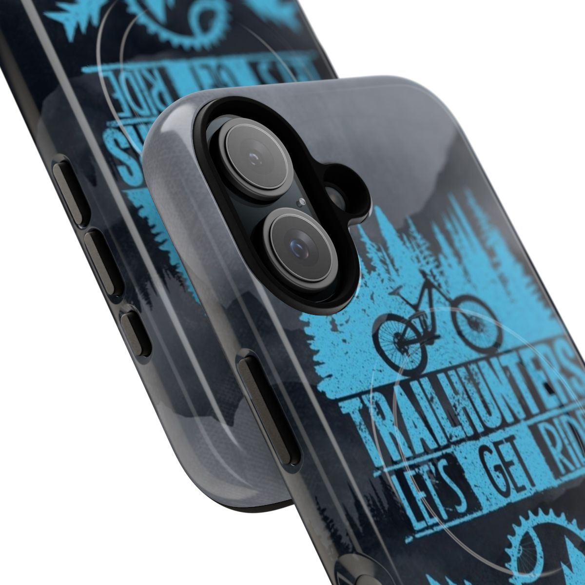 Rugged and magnetic phone case for mountain biking enthusiasts - Detail