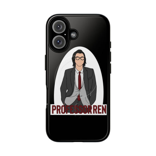 Magnetic protective phone case featuring a sketch-style design inspired by Adam Driver's character Kylo Ren