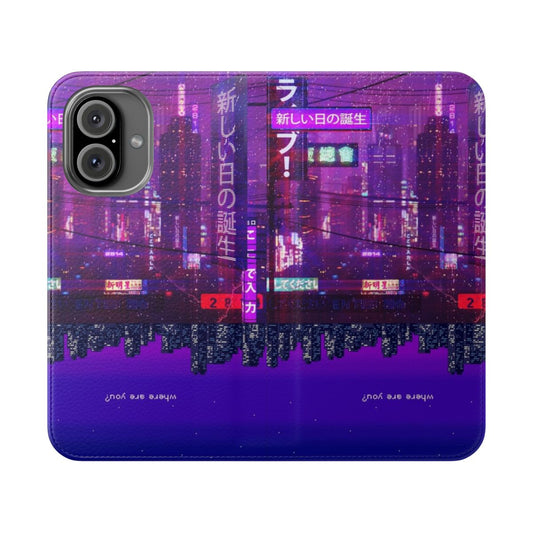 2814 Vaporwave Aesthetic Flip Phone Case