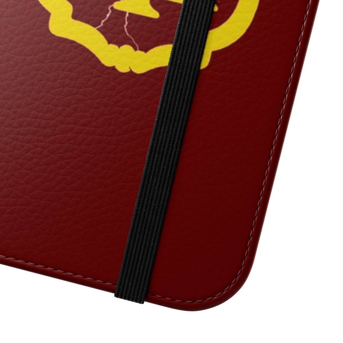 Stylish Disney-inspired Tower of Terror flip phone case with lightning bolt design - Close Up