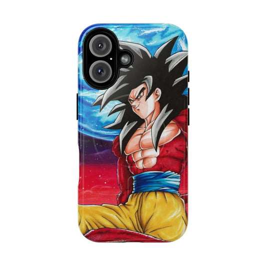 Goku Super Saiyan 4 magnetic tough phone case