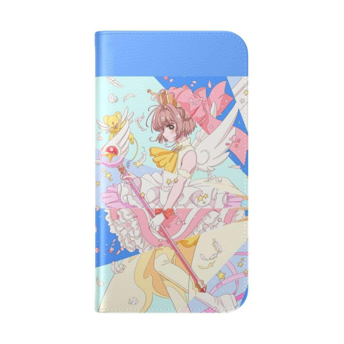 Cardcaptor Sakura and Kero Chan inspired flip cover phone case - Folded Back