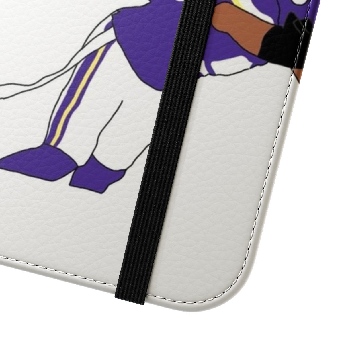 Buffalo Bills inspired hurdle flip cover phone case for iPhone and Samsung - Close Up