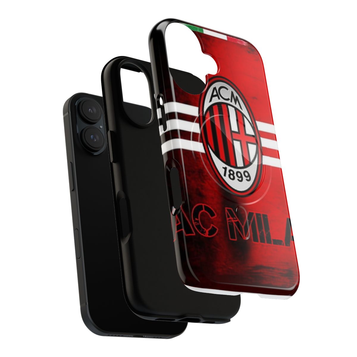 Magnetic Tough Phone Case for Italy Soccer Fans - Layers