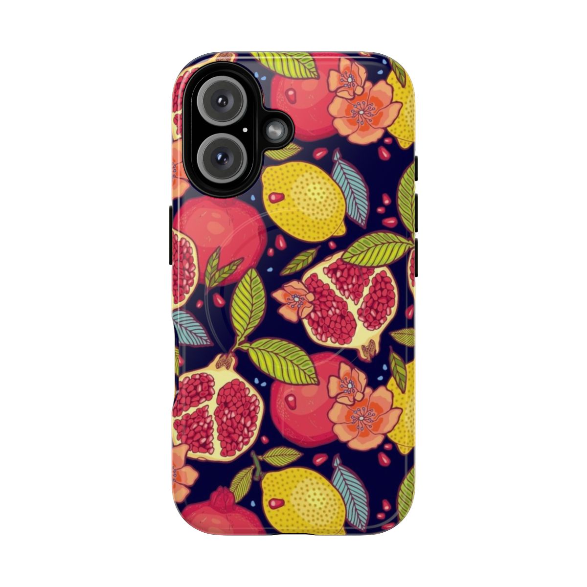 Tropical garden phone case with floral and botanical pattern