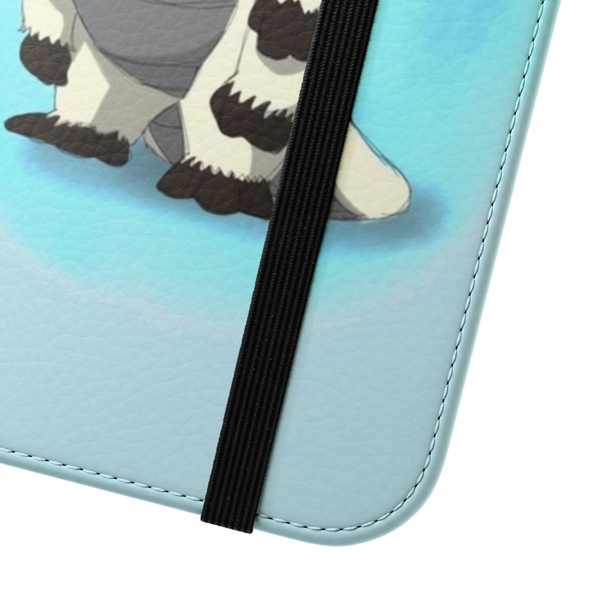 Appa, the sky bison from Avatar: The Last Airbender, featured on a stylish flip cover phone case - Close Up