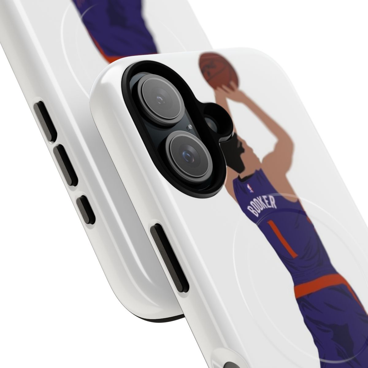 Devin Booker inspired phone case with a magnetic tough design - Detail