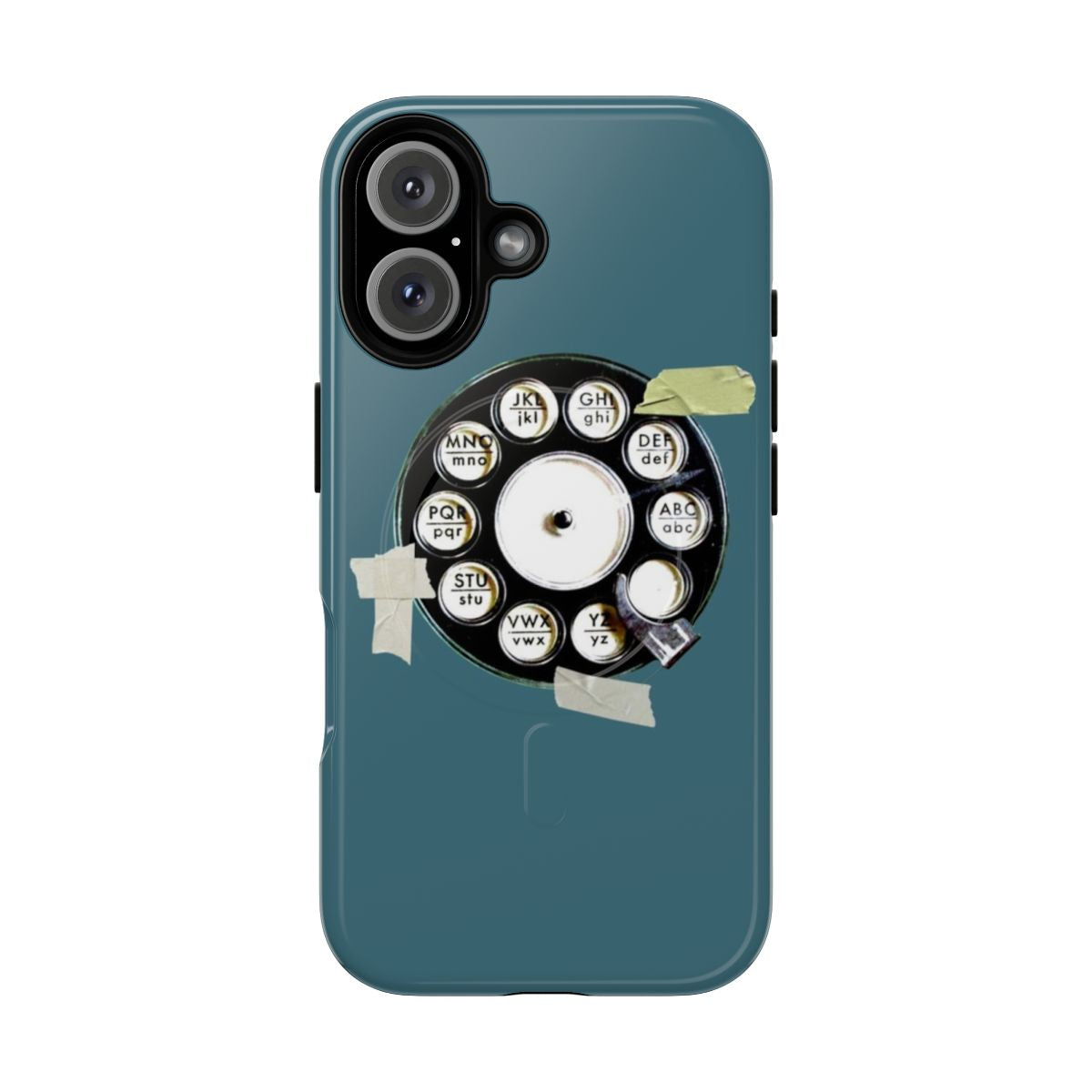 Retro magnetic tough case for vintage dial phones