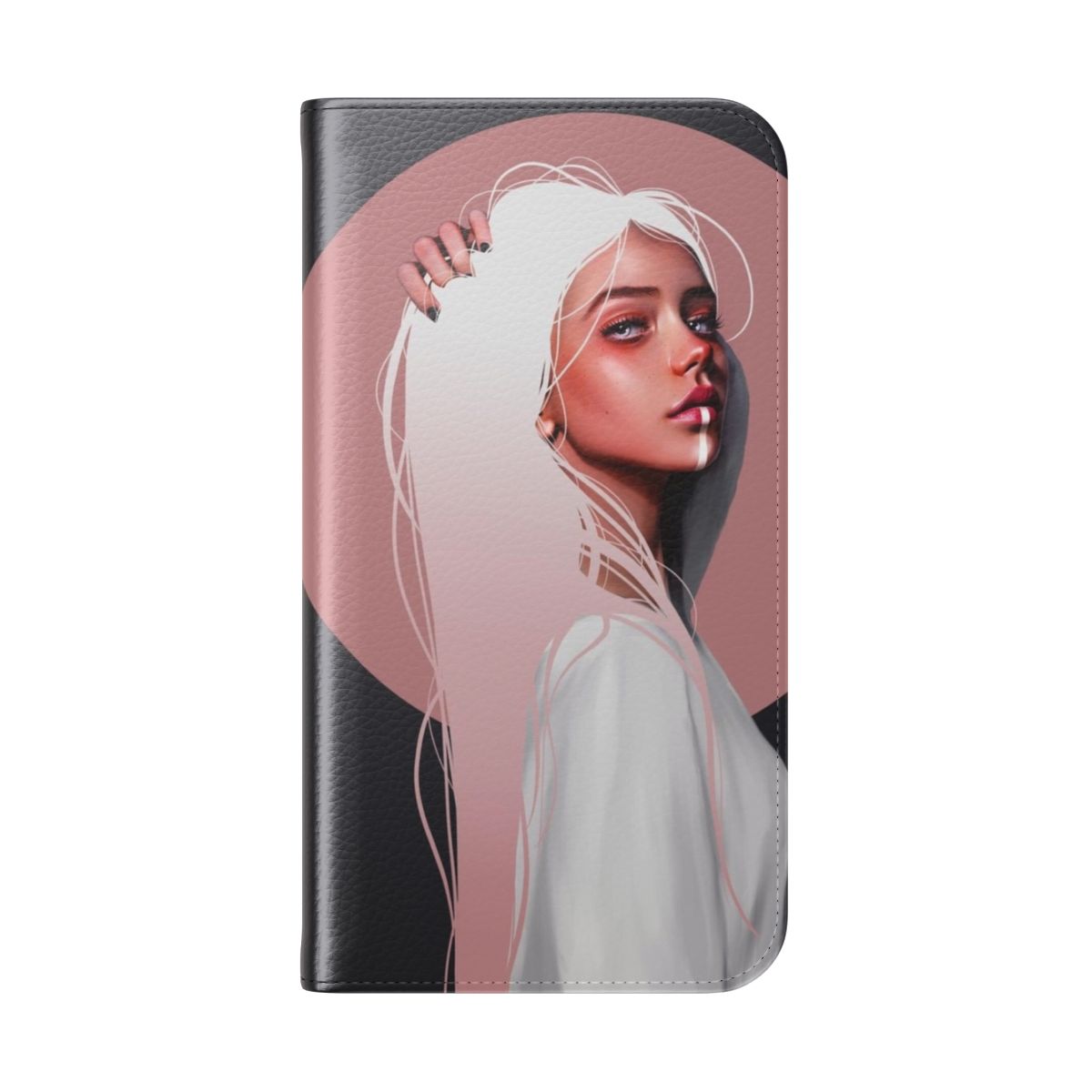 Colorful and modern flip cover phone case - Folded Back