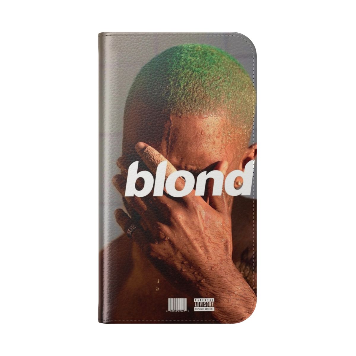 Colorful Frank Ocean-inspired phone case with a green hair design - Folded Back