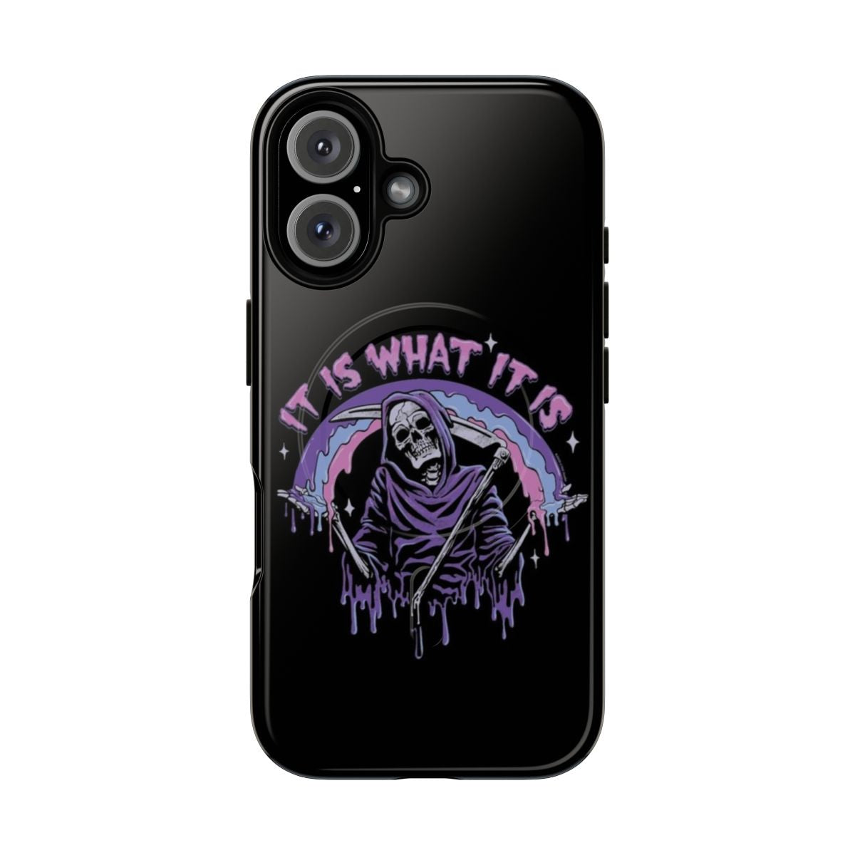 Pastel Goth Grim Reaper Death Magnetic Phone Case