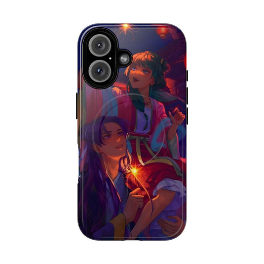 Magnetic tough phone case featuring beautiful artwork from Kusuriya no Hitorigoto