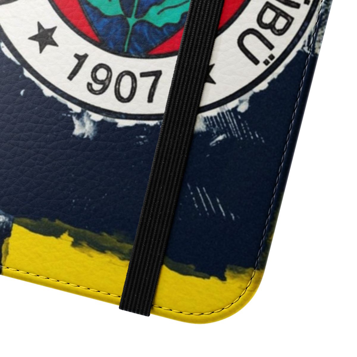 Fenerbahçe Inspired 5 Star Logo Phone Case for Smartphones - Close Up