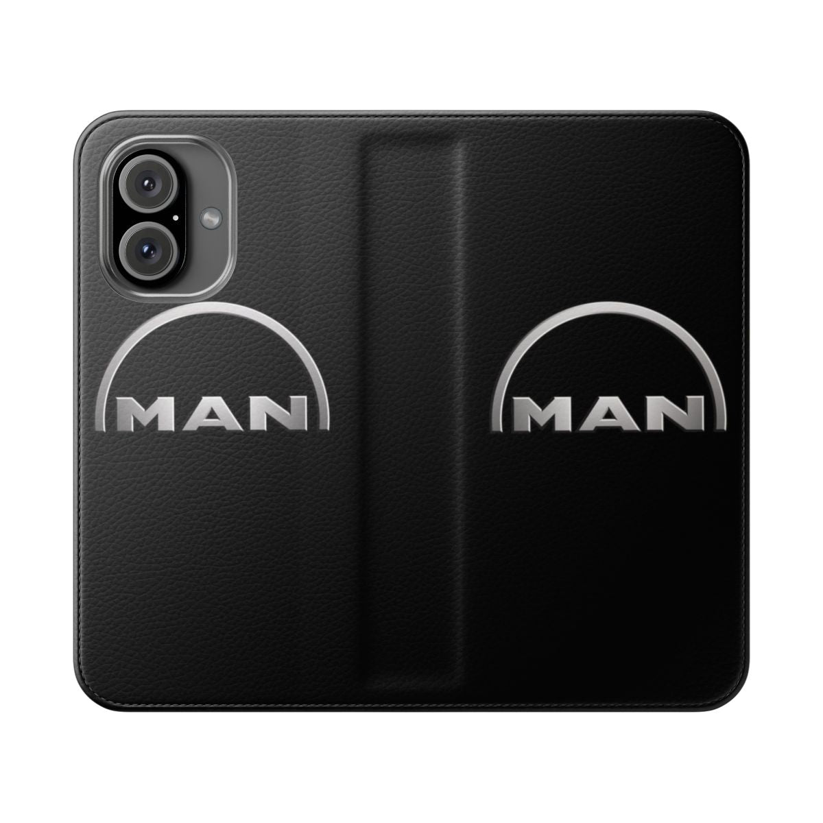 Flip cover phone case with stylish truck logo design