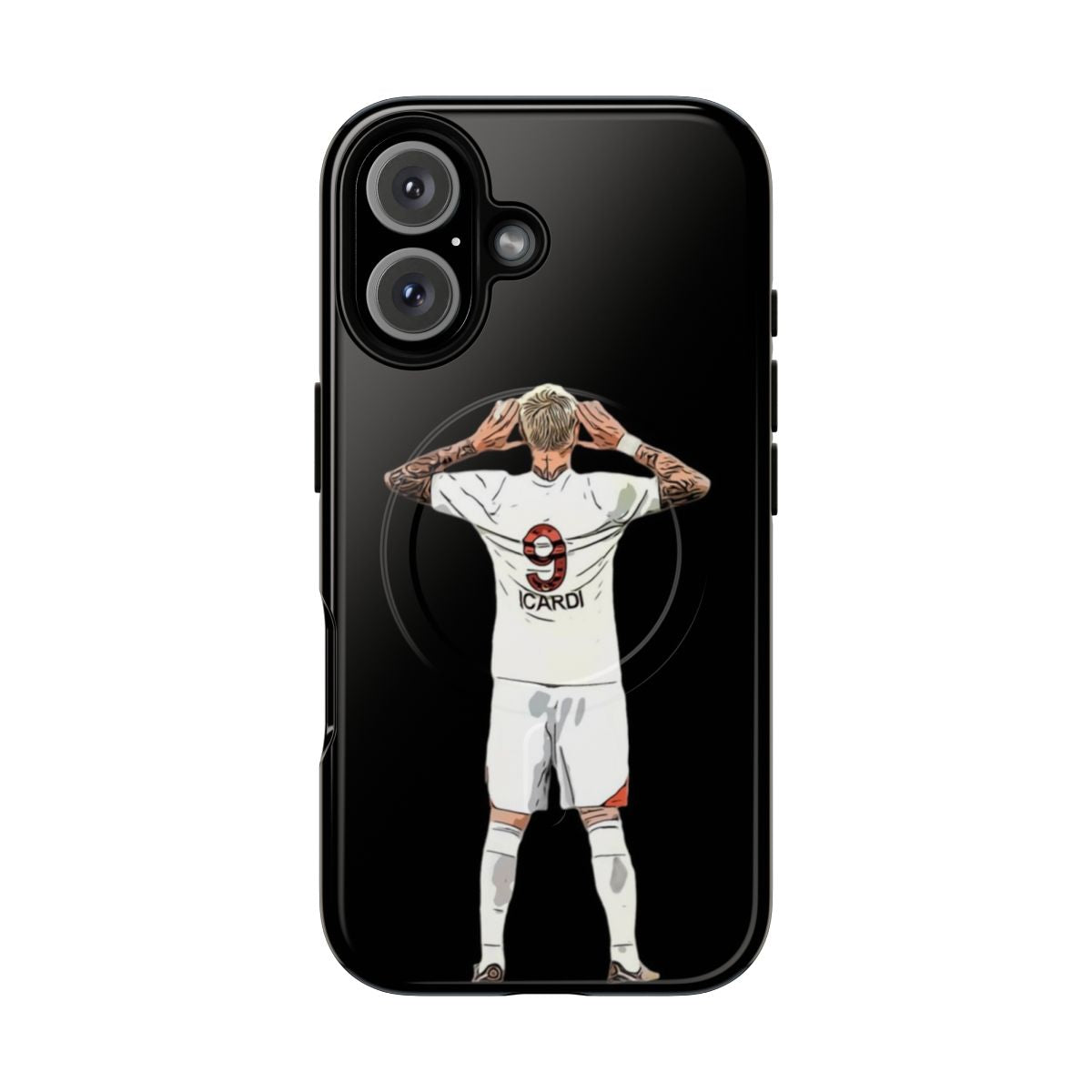 Mauro Icardi-inspired magnetic tough phone case