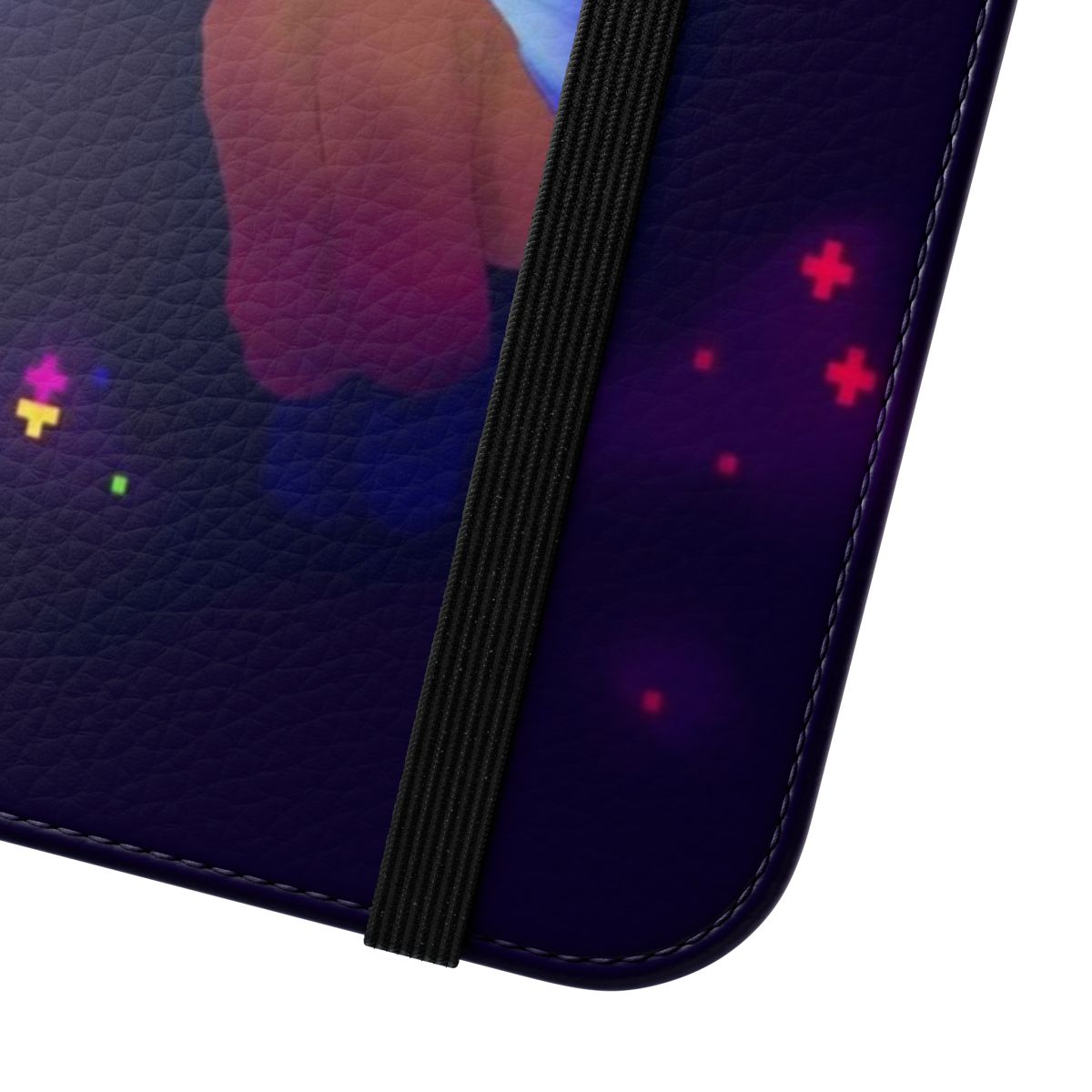 Flip cover phone case featuring the beloved character Madeline from the Celeste game - Close Up