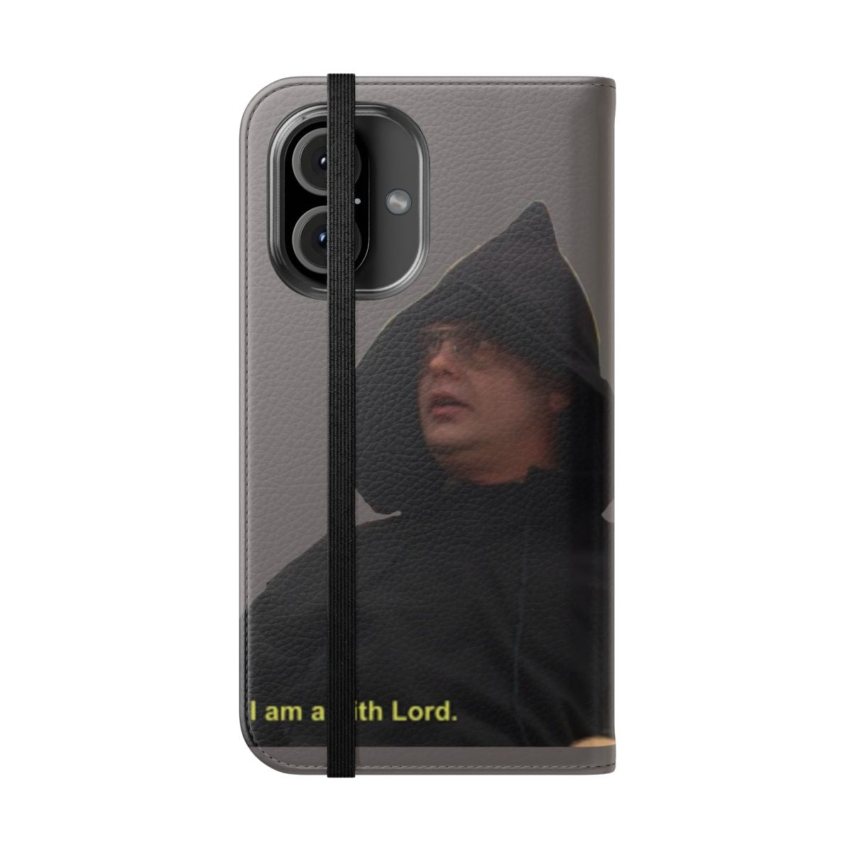 Dwight Schrute "I am a Sith Lord" inspired flip cover phone case - Folded Front