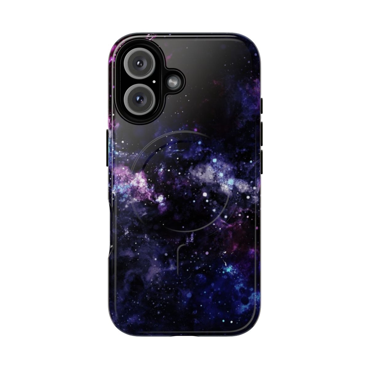 Cosmic space and galaxy themed phone case