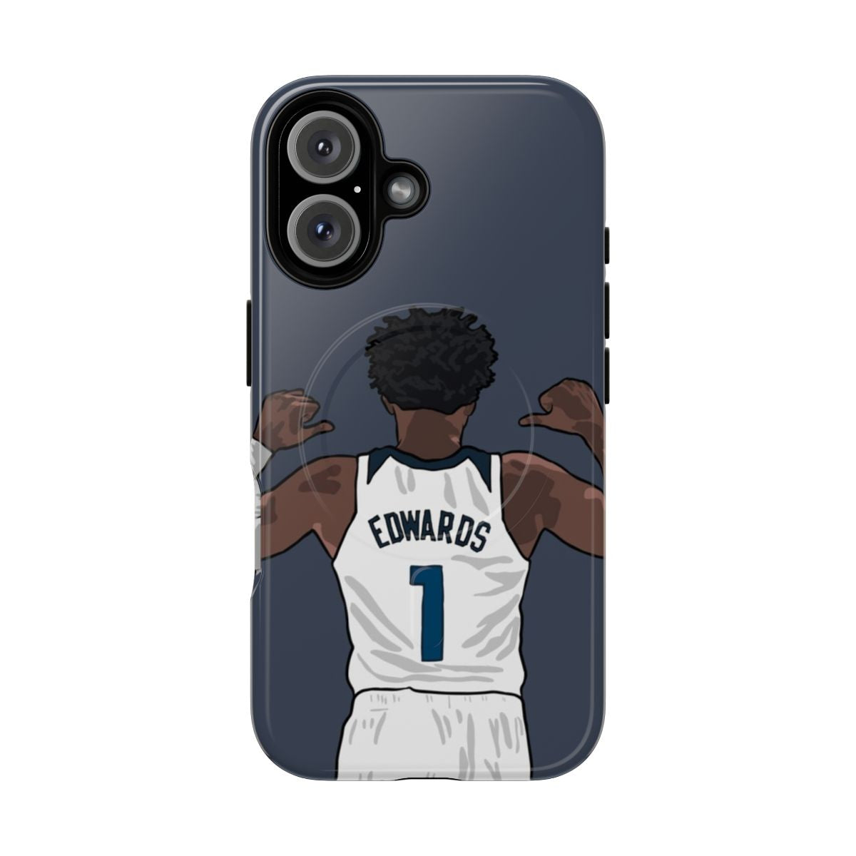 Magnetic tough phone case featuring Anthony Edwards, the star player for the Minnesota Timberwolves