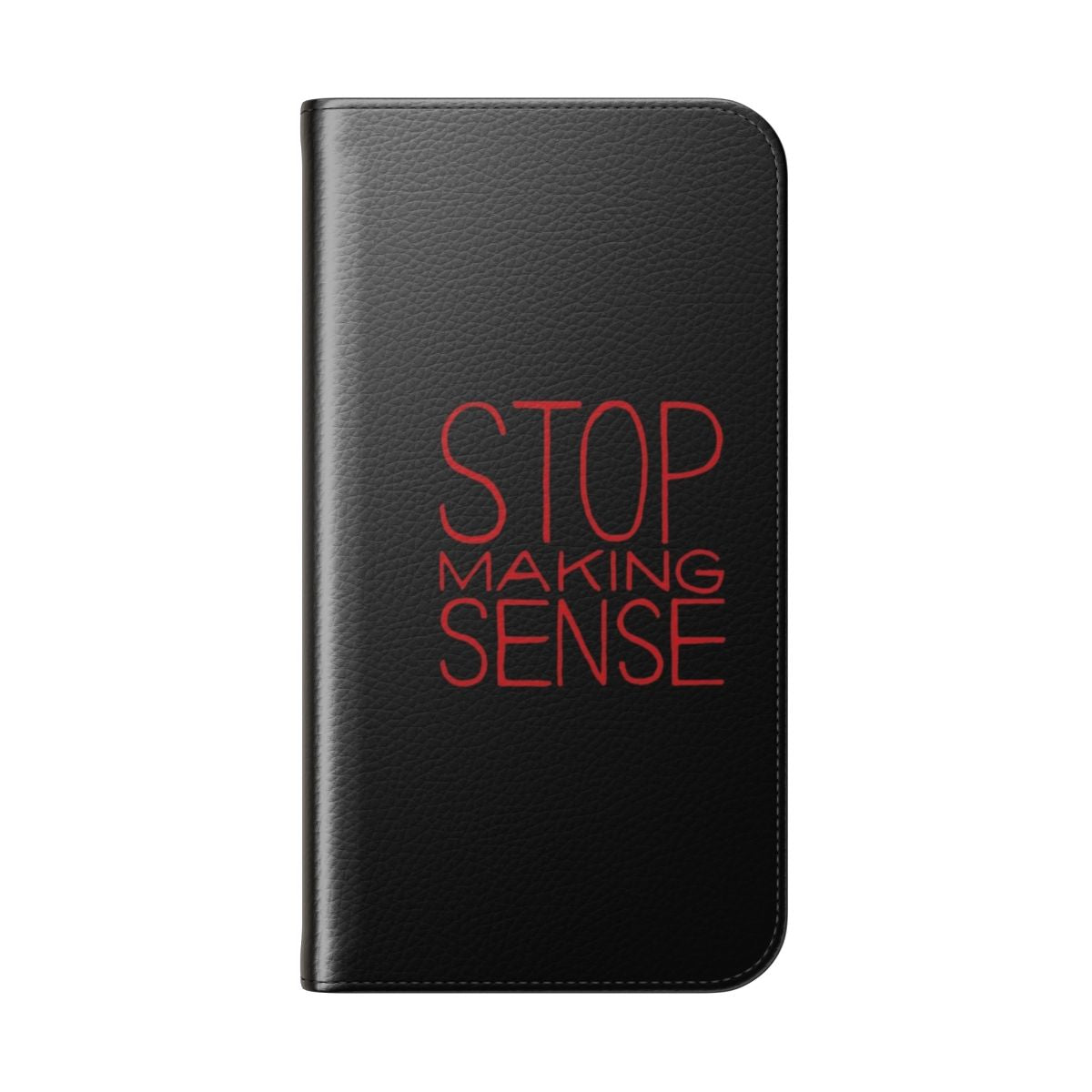 Talking Heads "Stop Making Sense" themed retro music flip phone case - Folded Back