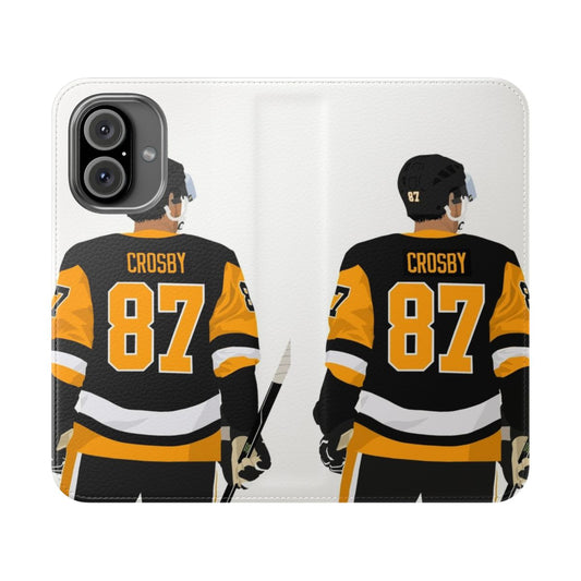 Sidney Crosby Inspired Flip Cover Phone Case