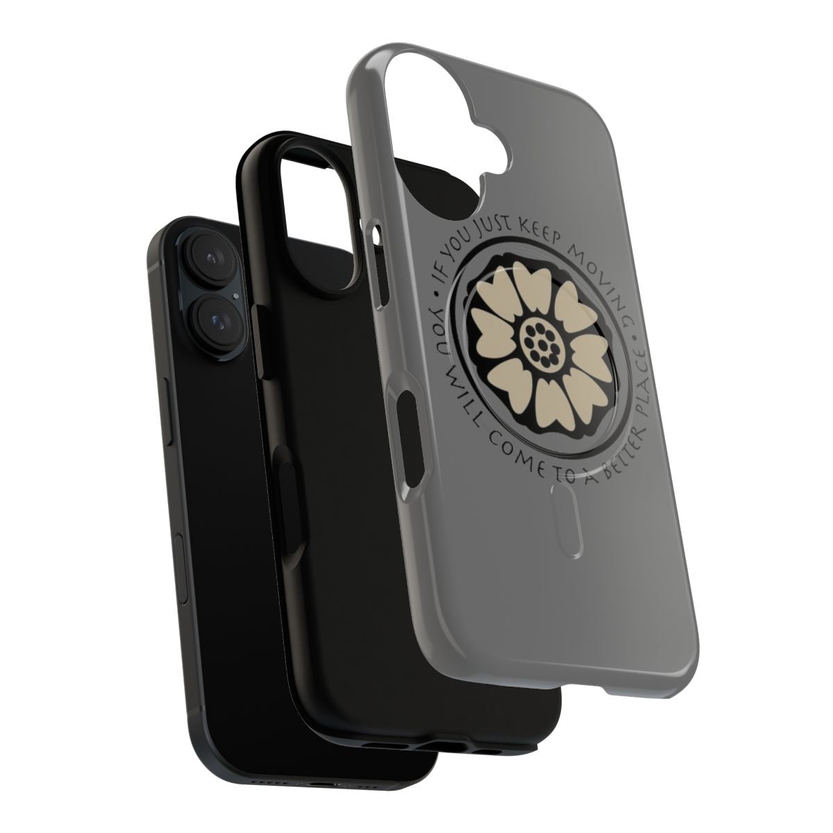 White Lotus Tile design on a durable, magnetic phone case inspired by Avatar: The Last Airbender - Layers