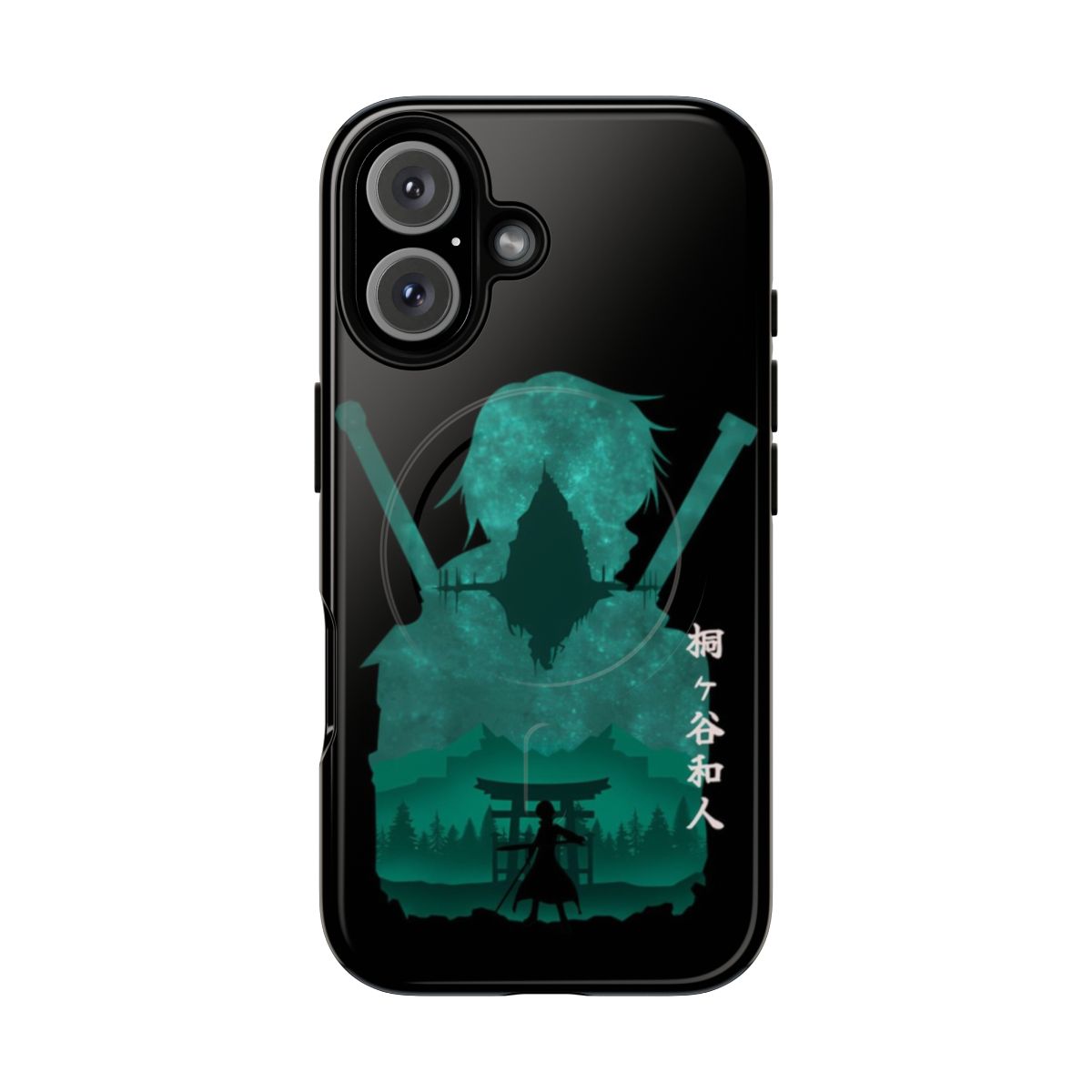 Anime-inspired magnetic phone case featuring Kirito's sword from Sword Art Online