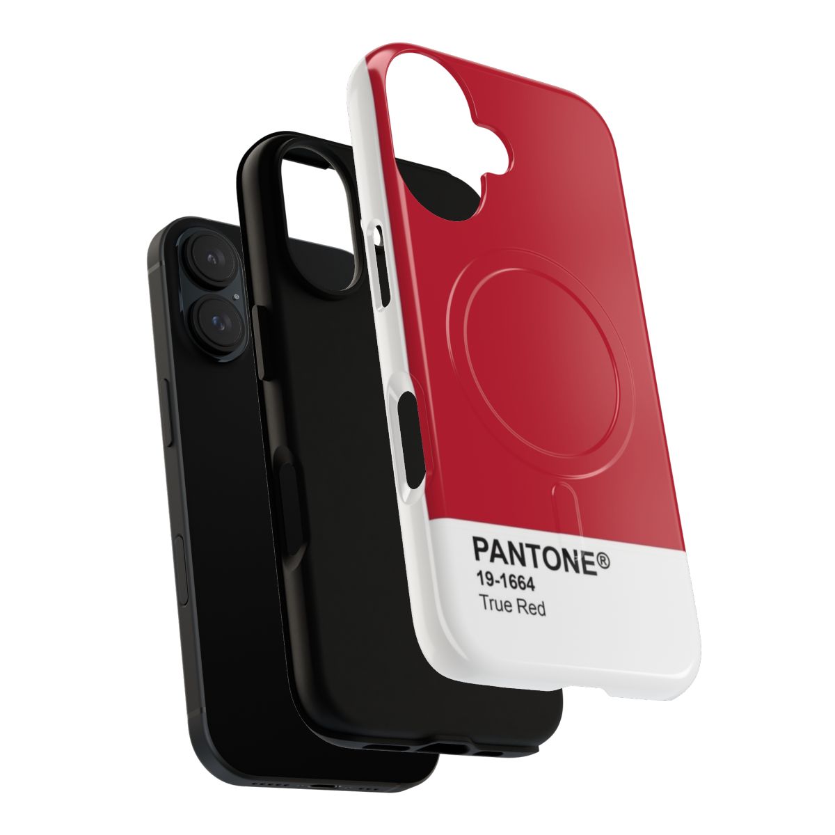 Vibrant True Red Pantone Universe Magnetic Tough Phone Case - Layers