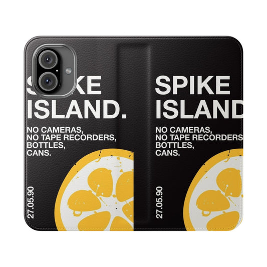 Spike Island-inspired retro phone case with indie and Manchester music vibes