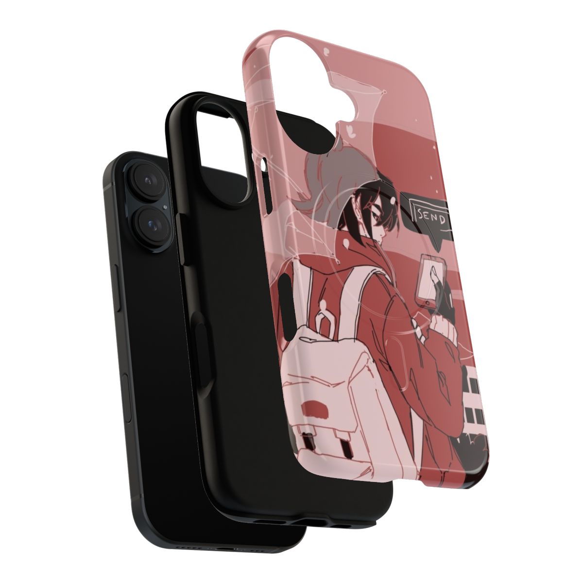 Magnetic tough phone case featuring the Voltron legendary defender characters - Layers