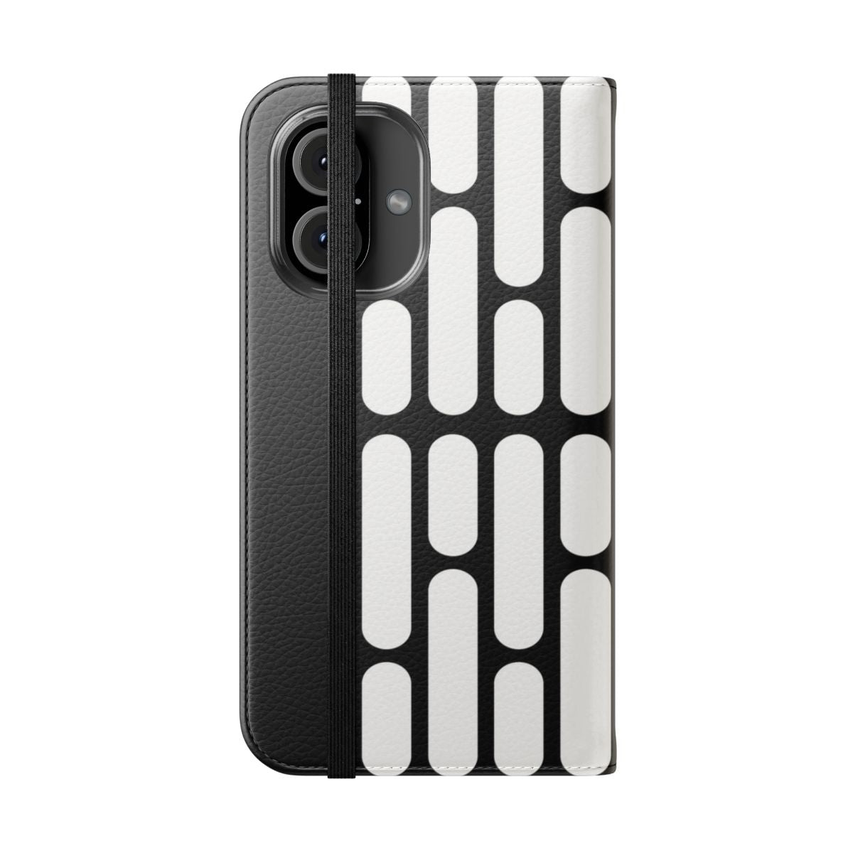 Sci-Fi Inspired Flip Cover Phone Case with Star Wars-Themed Design - Folded Front