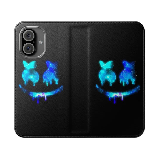 Marshmallow Cute Galaxy Design Flip Cover Phone Case