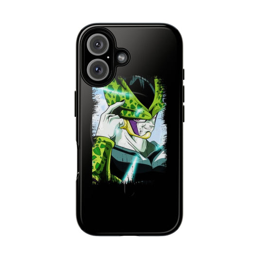 Tough phone case with classic Dragon Ball Z Cell design