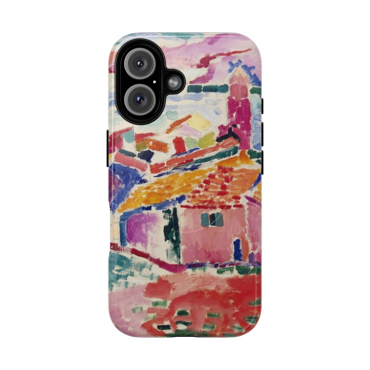 Magnetic tough phone case featuring the modern art painting 'View of Collioure' by French artist Henri Matisse