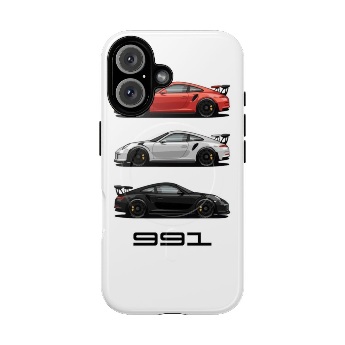 Stylish Porsche 911 GT3 RS inspired magnetic phone cases