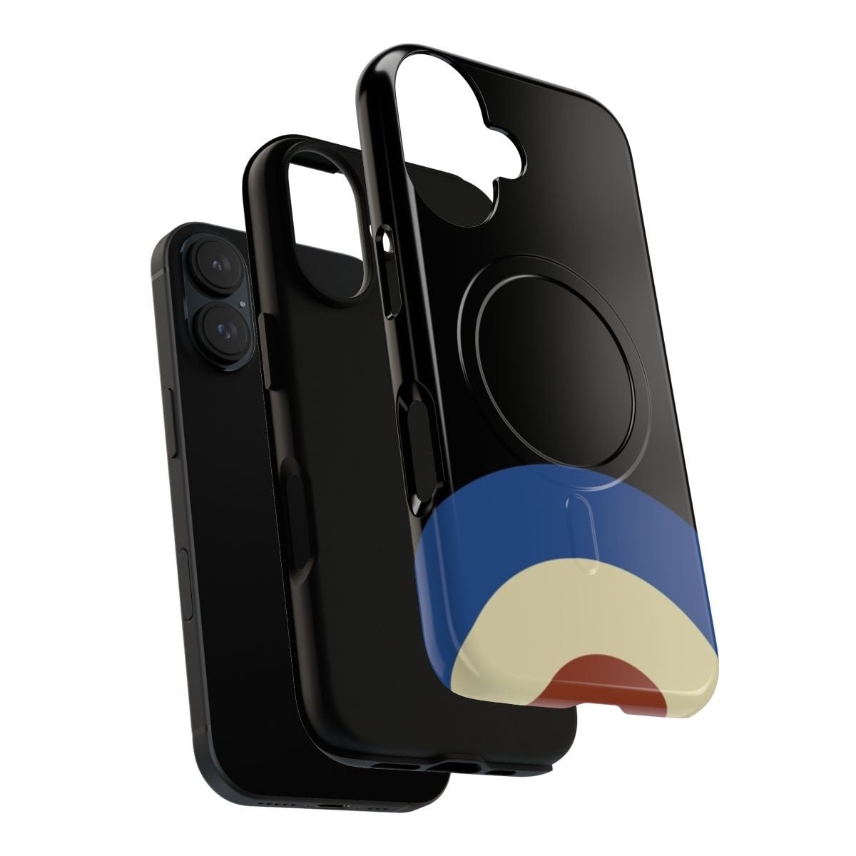 Retro-styled magnetic tough phone case with roundel design for moped and scooter enthusiasts - Layers