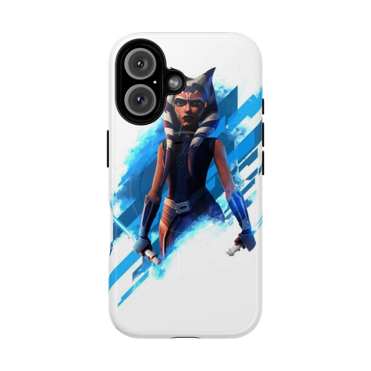 Ahsoka Tano-inspired magnetic tough phone case with Star Wars design