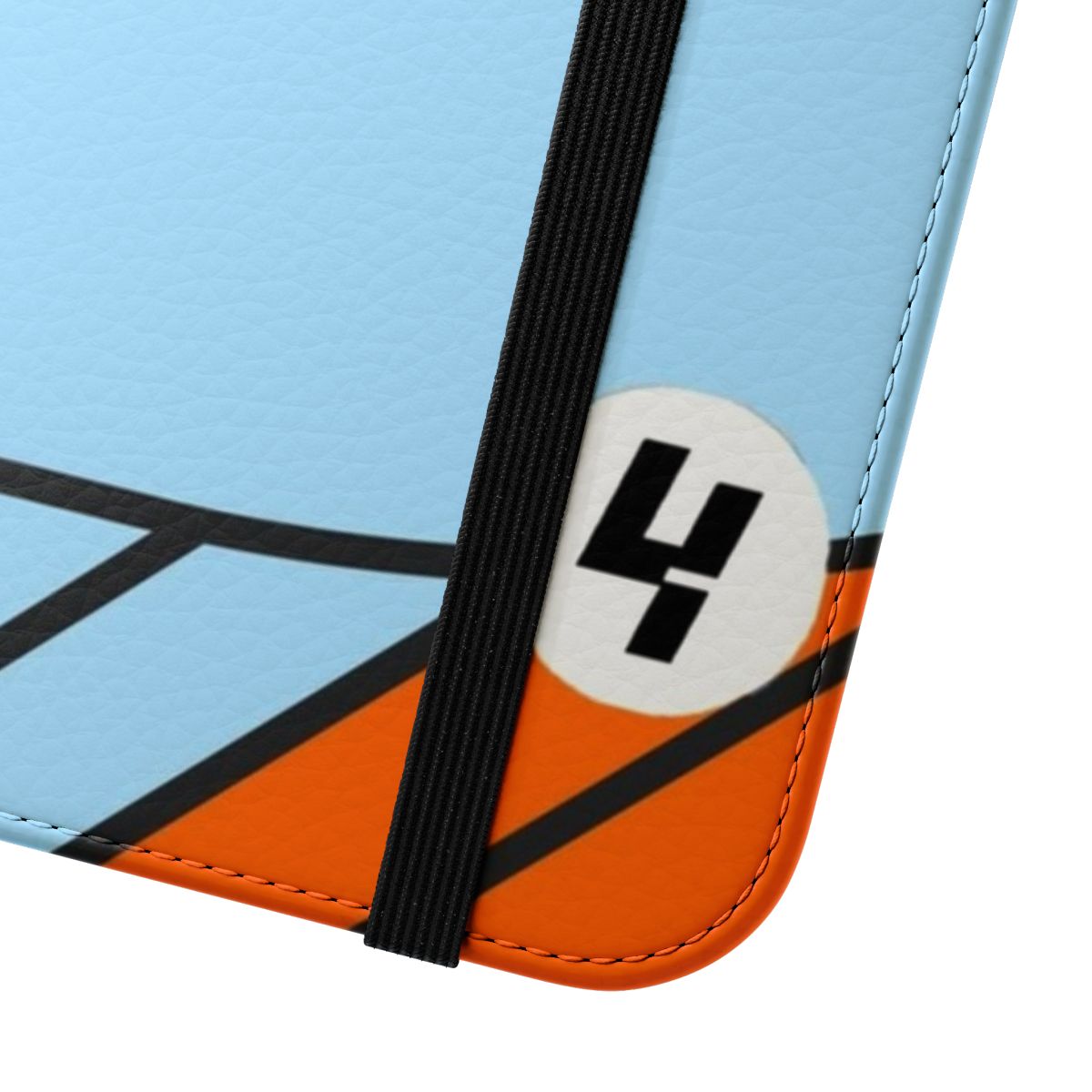 Motorsport-themed phone case with Lando Norris and McLaren branding - Close Up