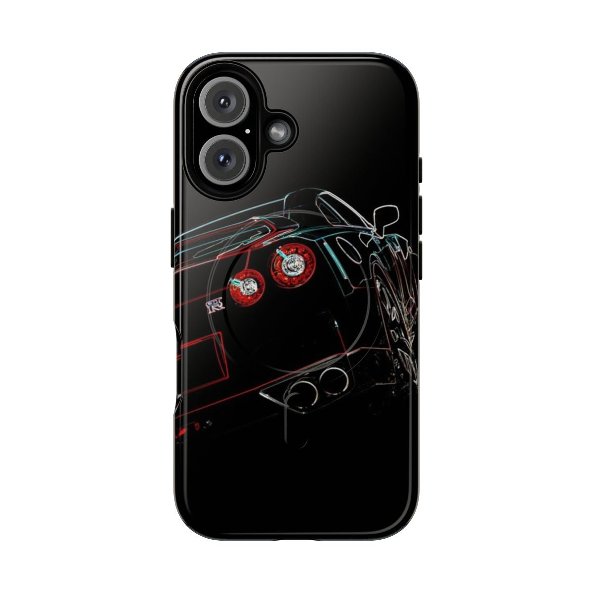 Tough magnetic phone case for Nissan GTR car fans