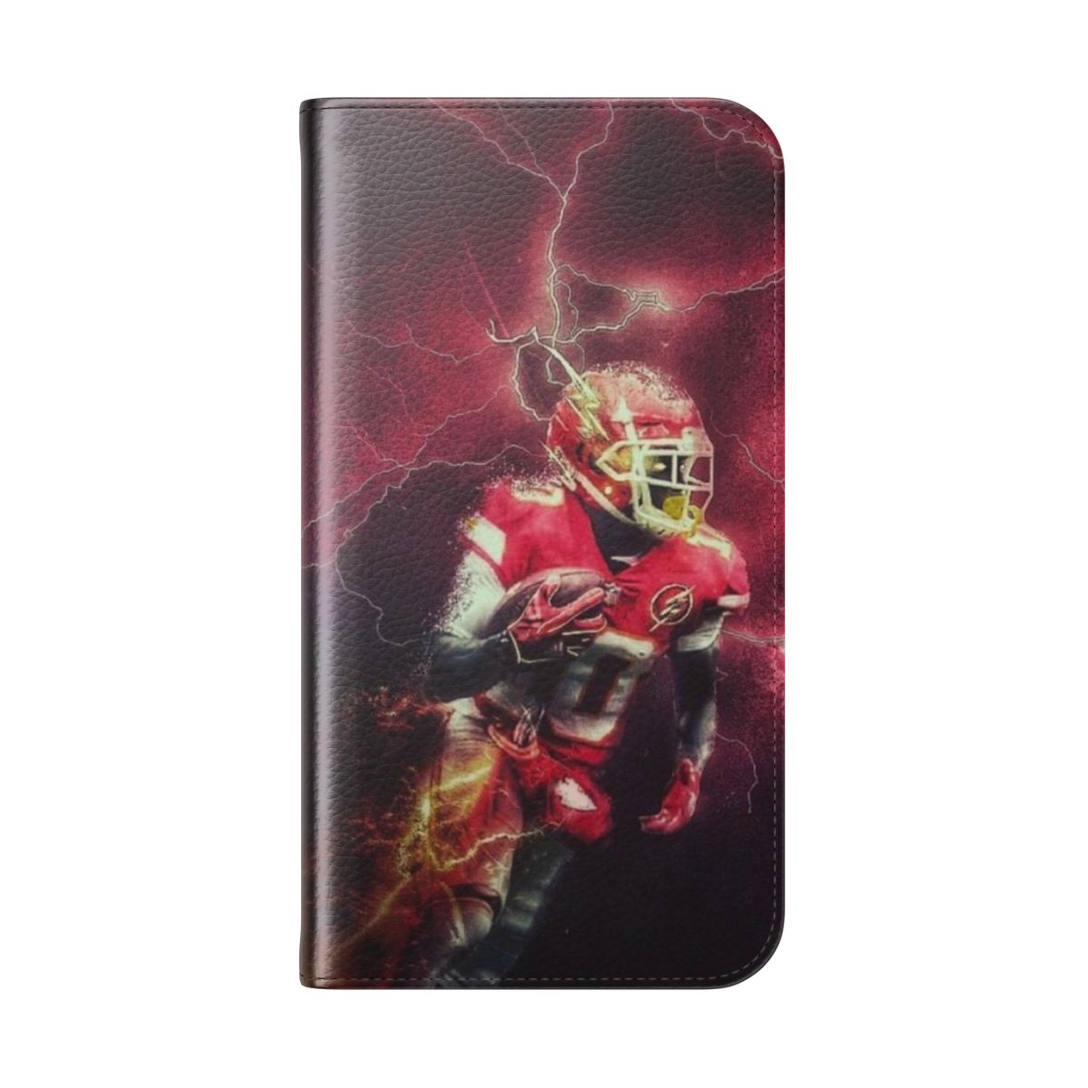 Tyreek Hill Football Inspired Flip Phone Case - Folded Back