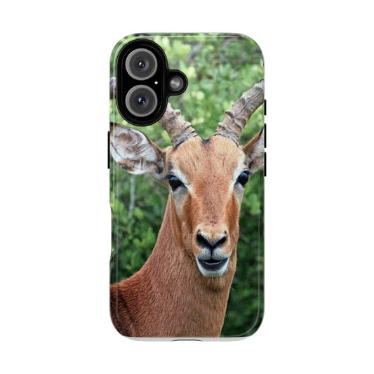 Horned animal magnetic tough phone case