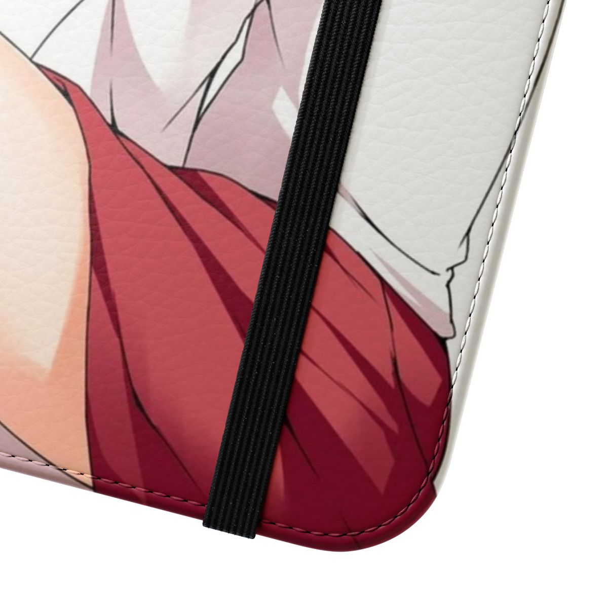 Colorful anime-style illustration of a catgirl character on a phone case - Close Up