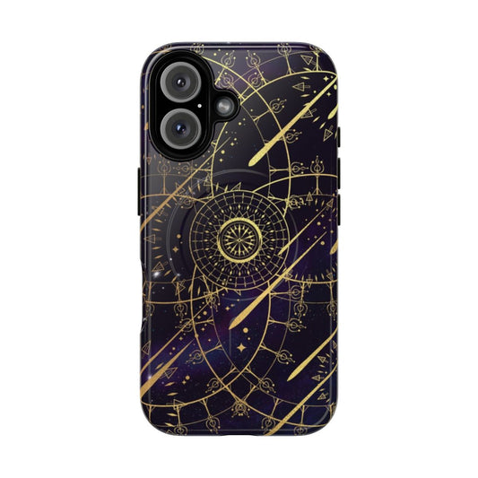 Vibrant and detailed phone case featuring Astrologian-inspired celestial and galaxy artwork from Final Fantasy XIV