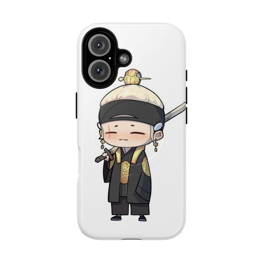 Magnetic tough phone case featuring Agust D-2 Daechwita chibi art