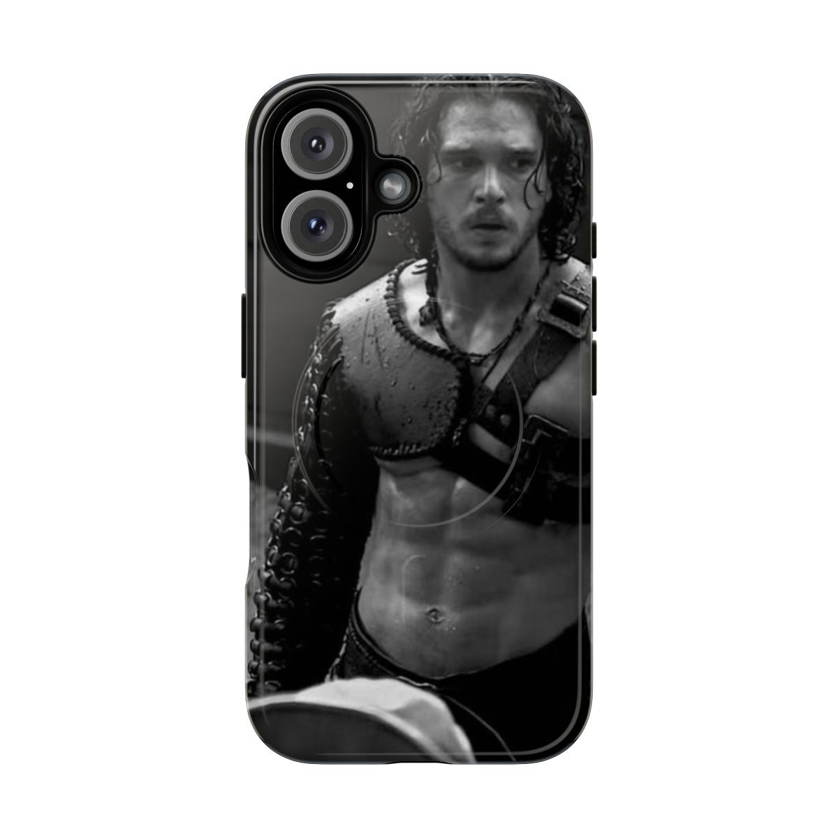 Magnetic tough phone case featuring the image of actor Kit Harington