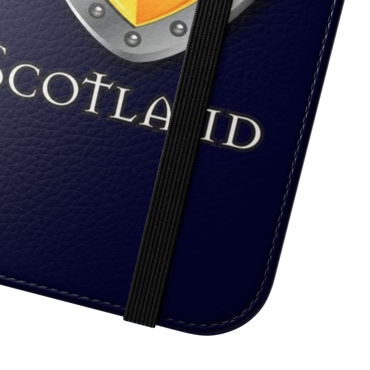 Custom-designed Scottish phone case featuring the iconic Lion Rampant crest - Close Up